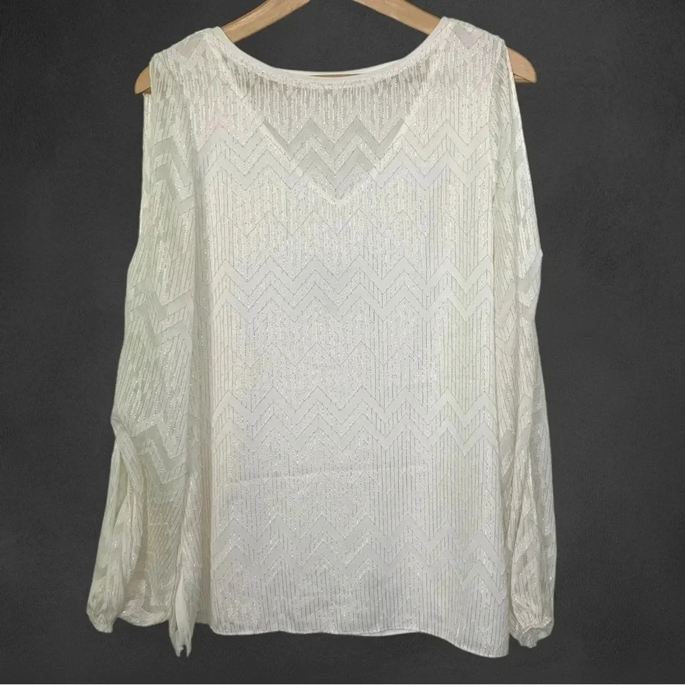 Joseph Ribkoff Chiffon Blouse - Picture 5 of 12